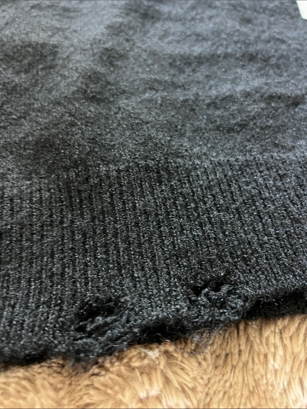 Wildfox Black Crewneck Sweater with Embroidered Skeleton - Picture 5 of 5